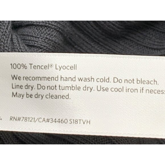 Eileen Fisher Tencel Tunic XS Gray Split Hem Cap Sleeve NWT $258 USA 10037 - Picture 4 of 14